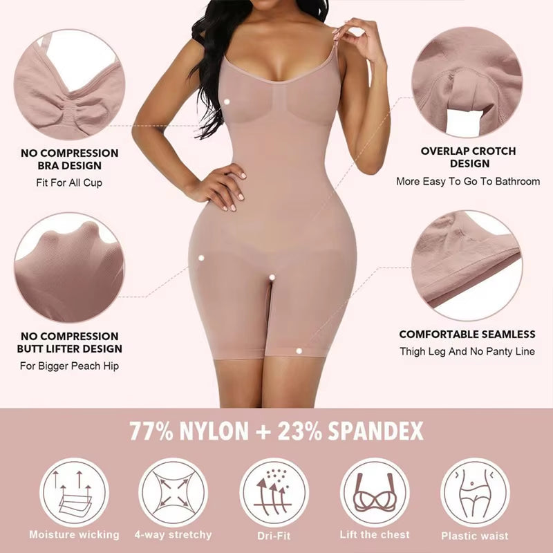 Women Bodysuit Shapewear Full Body Shaper Tummy Control Slimming Sheath Butt Lifter Push up Thigh Slimmer Abdomen Shapers Corset